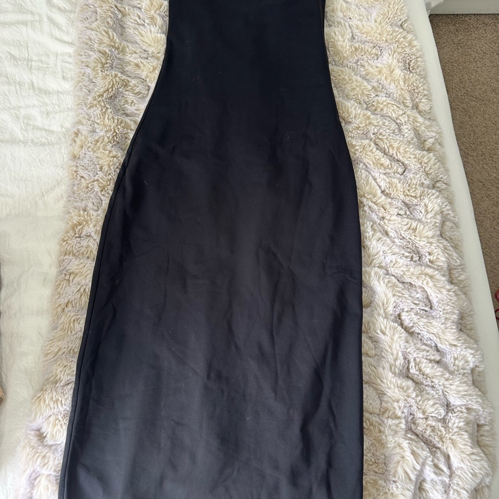 Aritzia Black Midi Dress
